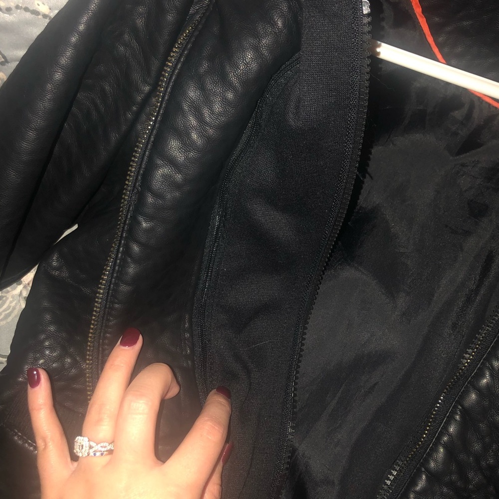 Steve Madden Leather Jacket - Picture 2 of 4